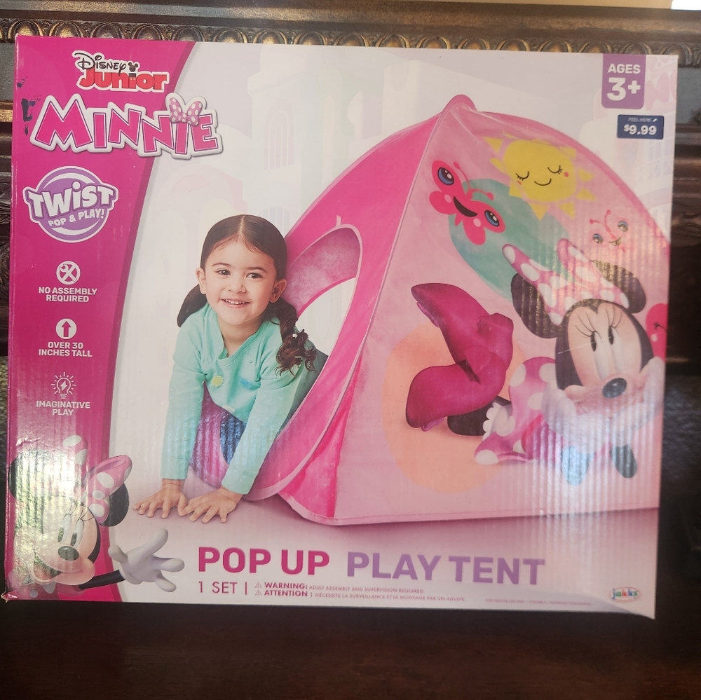 🆕️Disney Junior Minnie Pop up Play Tent